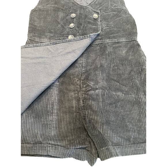 Volcom Win Me Ova Corduroy Romper Navy Medium 8 - Picture 3 of 4